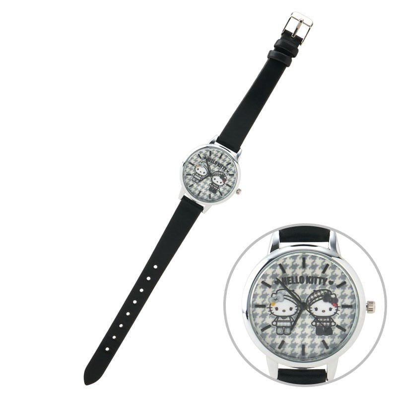 Hello Kitty Monochrome Birthday Wristwatch with Gift Box