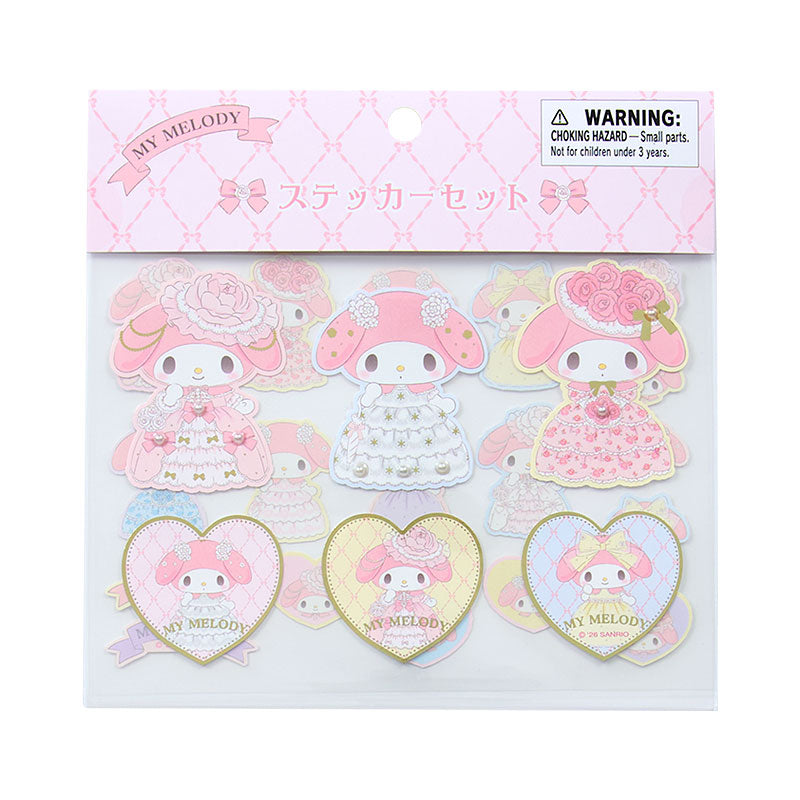 My Melody 24-pc Sticker Set (Lady My Melody Series)