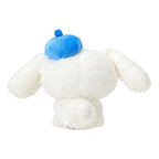 Cinnamoroll x Kuma-san Blue Beret Plush Mascot Keychain