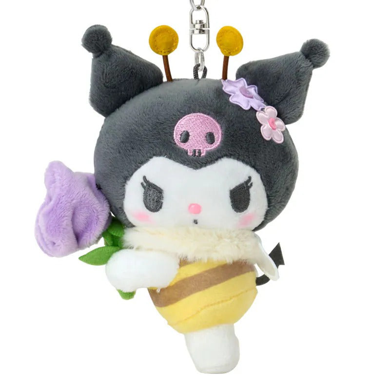 Kuromi Sweet As Can Bee Plush Mascot Keychain