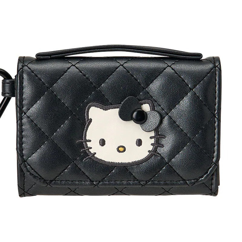 Hello Kitty Black Coin Purse, Mini Quilt Series