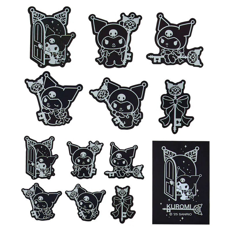 Kuromi 13 Piece Sticker Pack, 20th Anniversary Special Key Series