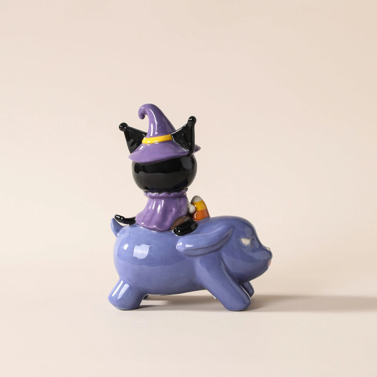 Kuromi and Baku Halloween Ceramic Figurine