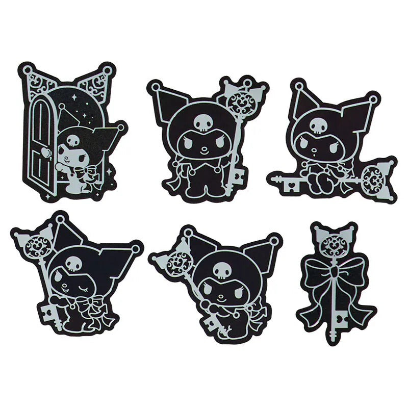 Kuromi 13 Piece Sticker Pack, 20th Anniversary Special Key Series