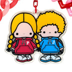 Patty and Jimmy Friendly Pair Bag Charm