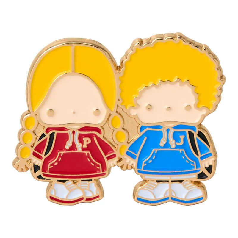 Patty and Jimmy Friendly Pair Pin Set