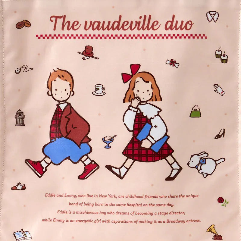 The Vaudeville Duo Tote Bag, Friendly Pair Series