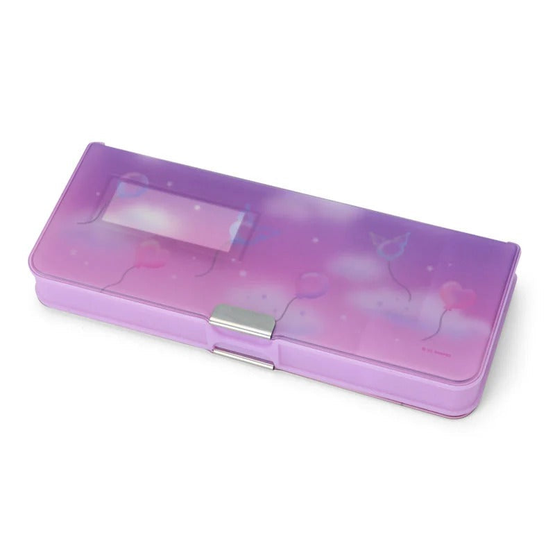 Kuromi Translucent 2 Way Pencil Case