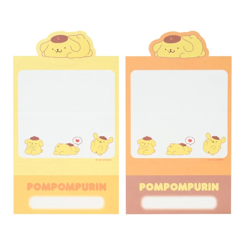 Pompompurin Mini Foldable Notes Memo Pad, Strike A Pose Series