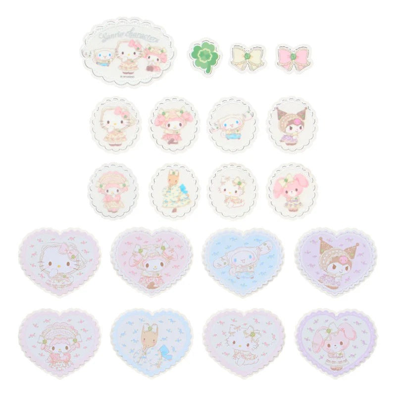 Sanrio Characters 2 Piece Sticker Set, Forest Lace Series