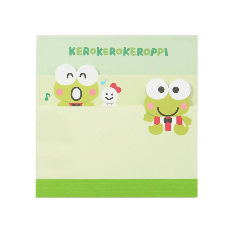 Keroppi 3-Tier Mini Memo Pad (Expressions)