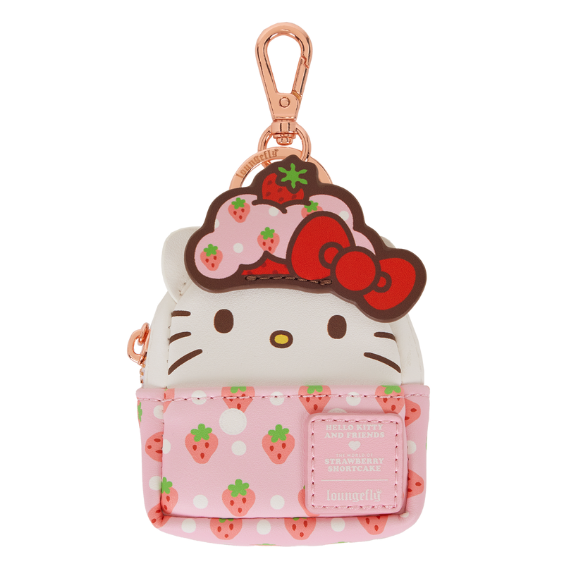 Hello Kitty and Friends x Strawberry Shortcake Loungefly Mini Backpack Keychain Blind Box
