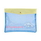 Cinnamoroll Gingham Flat Pouch