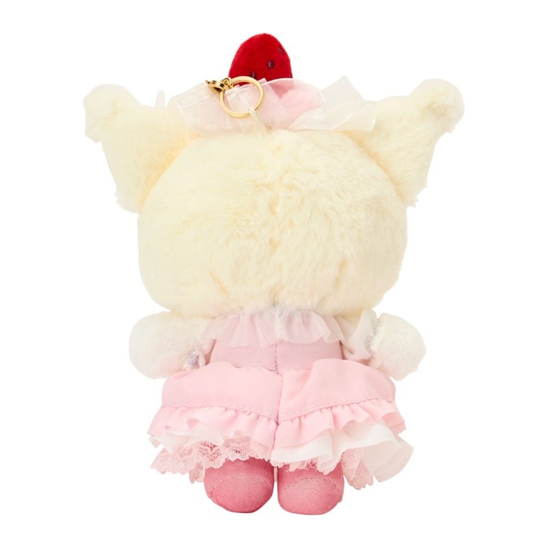 Kuromi Plush Mascot Bag Charm, Strawberry Whip Series