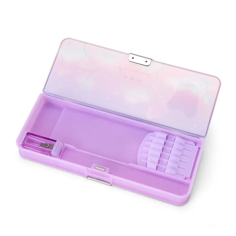 Kuromi Translucent 2 Way Pencil Case