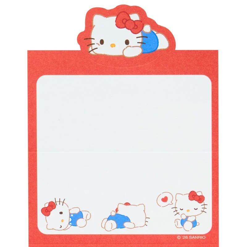 Hello Kitty Strike A Pose Mini Notes Memo Pad