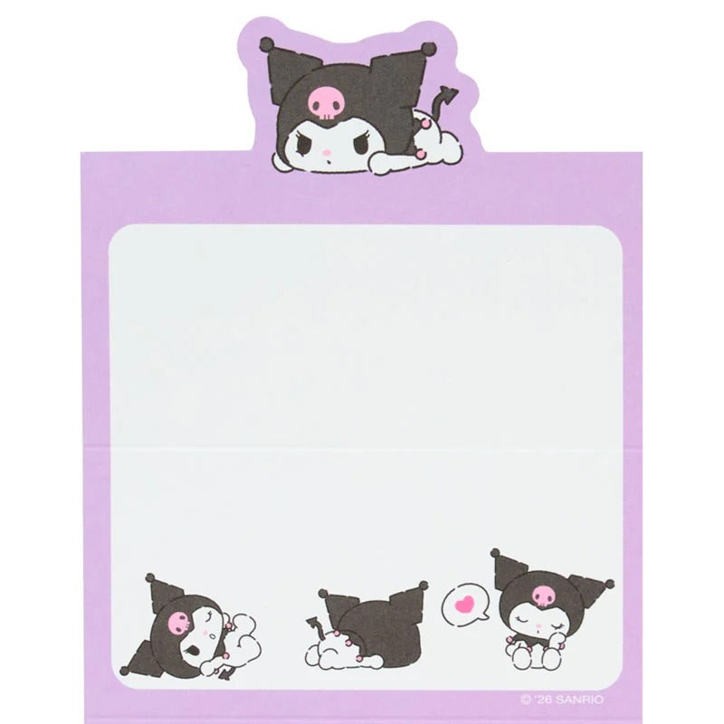 Kuromi Strike A Pose Mini Notes Memo Pad