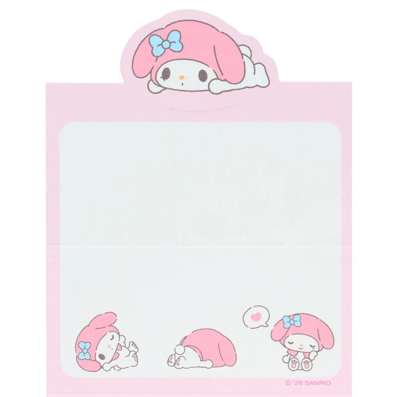 My Melody Strike A Pose Mini Notes Memo Pad