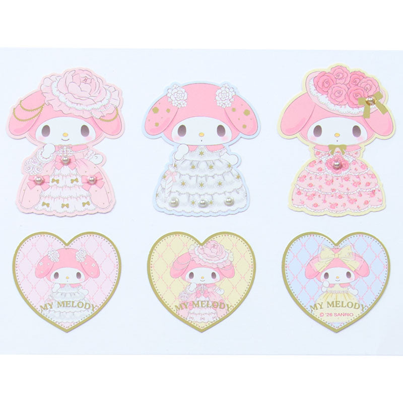 My Melody Lady My Melody 24 Piece Sticker Set