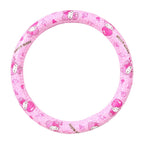 Hello Kitty Car Steering Wheel Cover, Teddy Pink