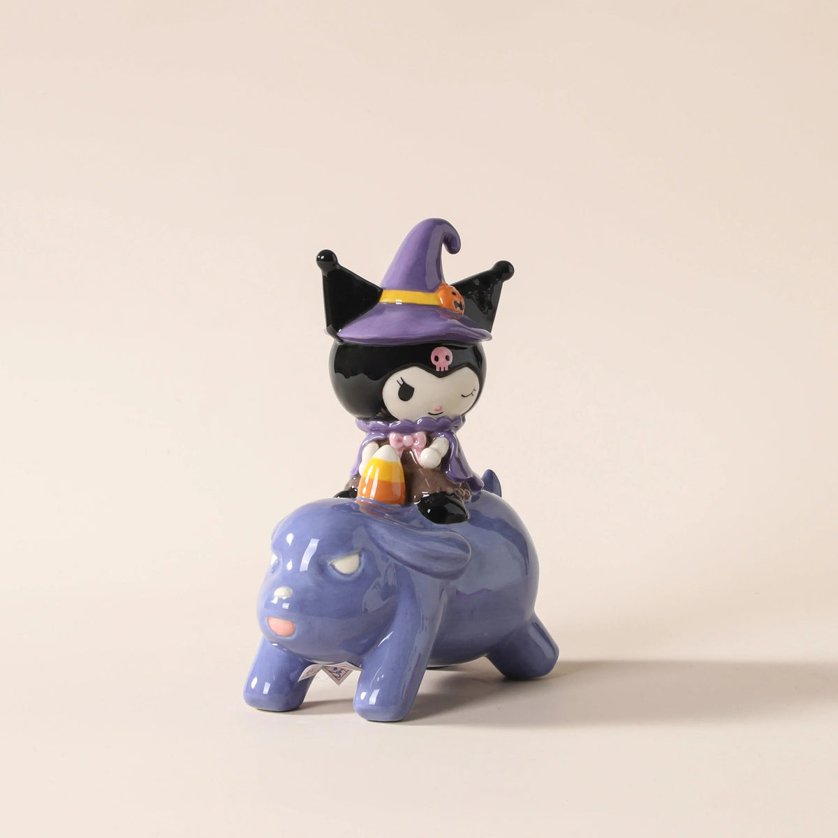Kuromi and Baku Halloween Ceramic Figurine