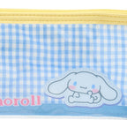 Cinnamoroll Gingham Pencil Pouch With Clear Window