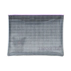 Kuromi Gingham Flat Pouch With Clear Window