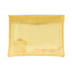 Pompompurin Gingham Flat Pouch With Clear Window