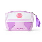 Kuromi Sailor Mini Zipper Pouch With Ribbon Detail