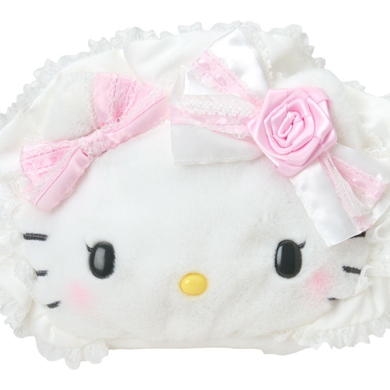Hello Kitty Lace and Frills Plush Zipper Pouch