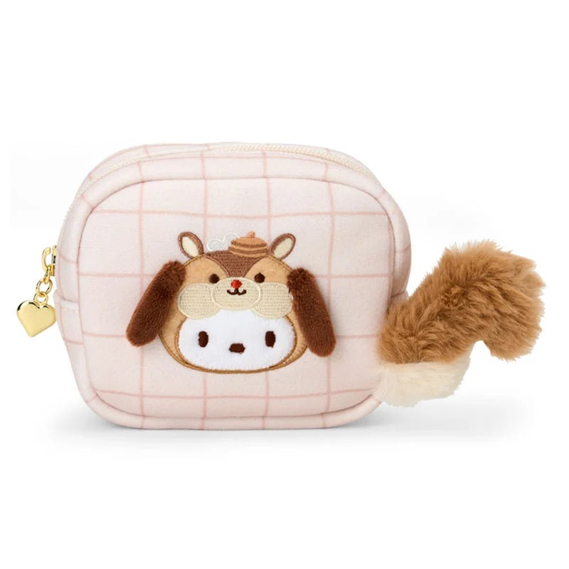 Pochacco Mini Zipper Pouch (Fluffy Squirrel Series)