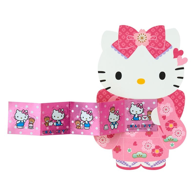 Hello Kitty Pink Kimono Enclosure Envelope 6 Piece Set