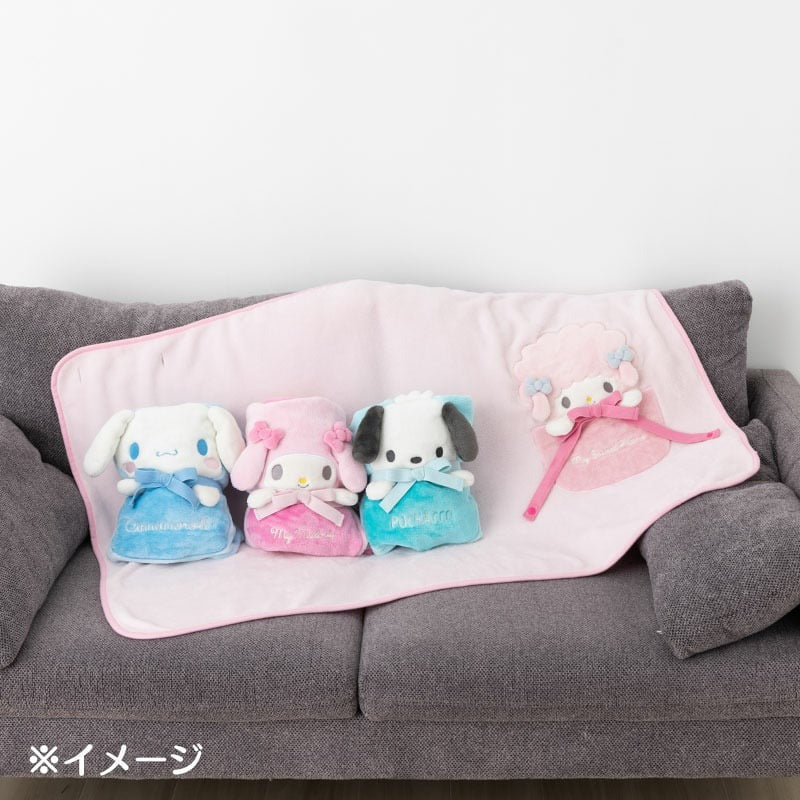 Pochacco 2-in-1 Cozy Lap Blanket and Pillow