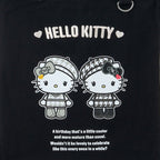 Hello Kitty Monochrome Birthday Houndstooth Tote Bag