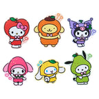 Sanrio Characters 35 Piece Sticker Set, Fruits Series