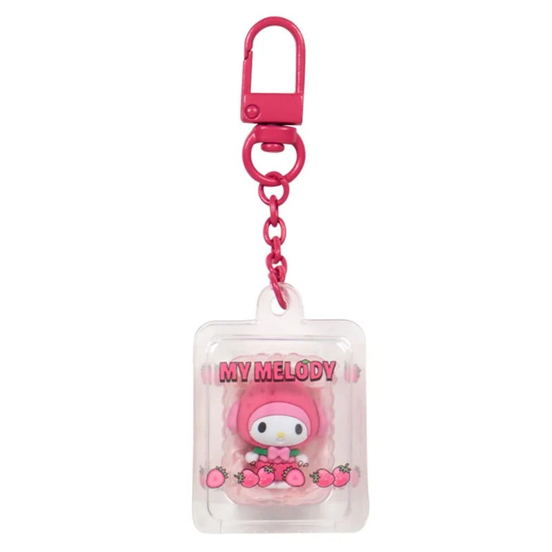 Sanrio Characters Mini Keychain Blind Box, Fruits Series