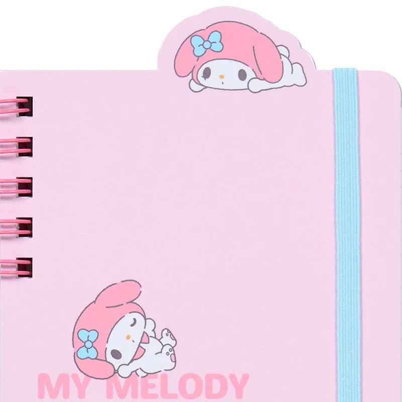 My Melody Strike A Pose Slim Double Spiral Notebook