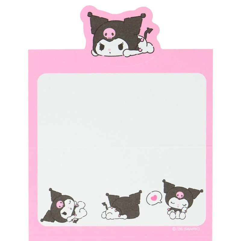 Kuromi Strike A Pose Mini Notes Memo Pad