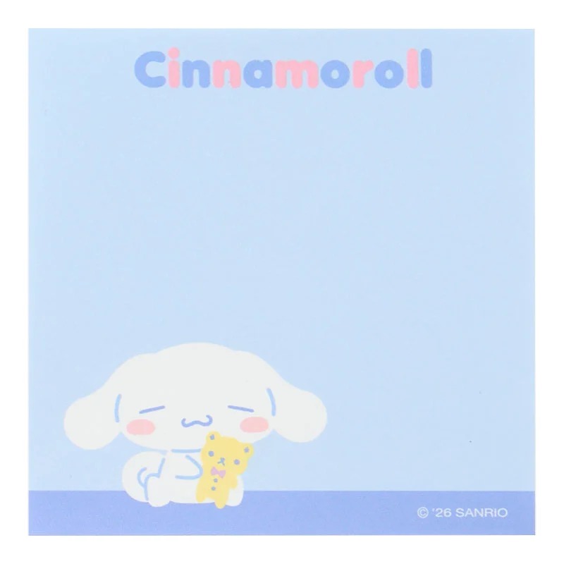 Cinnamoroll Three-Tier Mini Memo Pad, Expressions