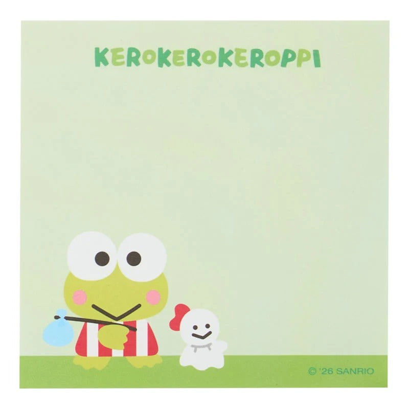 Keroppi Three-Tier Mini Memo Pad, Expressions