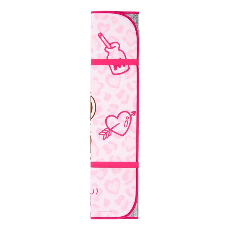 Hello Kitty Car Windshield Sun Shade, Teddy Pink