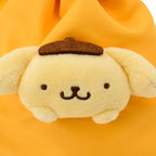 Pompompurin Plush Face Drawstring Travel Pouch