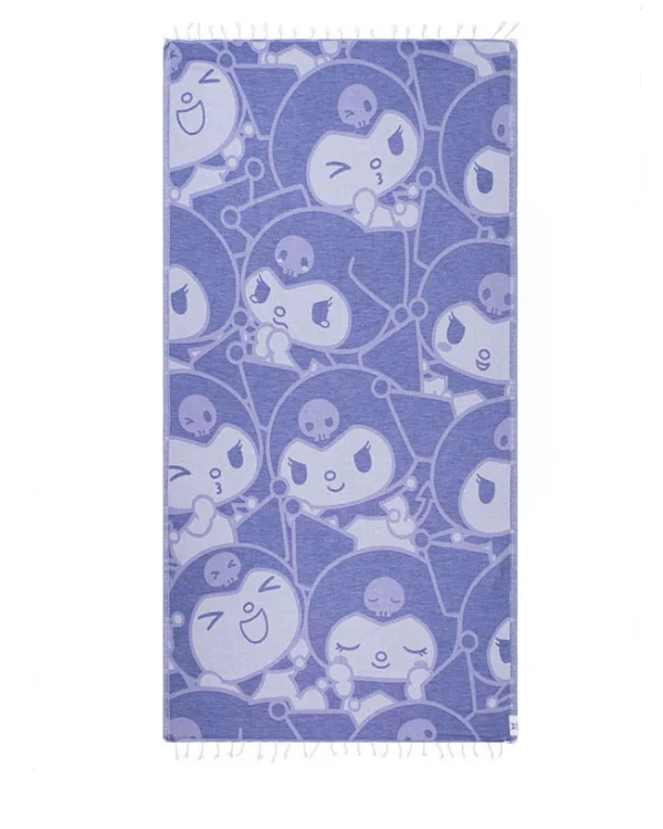 Kuromi Sand Cloud Organic Cotton Beach Towel, Jam