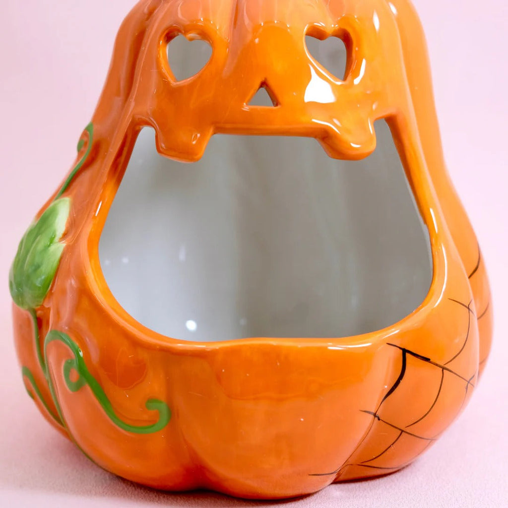 Hello Kitty Big Mouth Jack-O-Lantern Ceramic Candy Bowl
