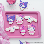 Hello Kitty and Friends Snack Shop Cookie Cutters, Set of 4