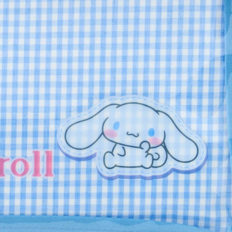Cinnamoroll Gingham Flat Pouch With Clear Window