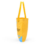 Pekkle Adventure Balloon Cotton Tote Bag With Magnetic Snap