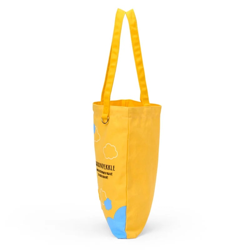 Pekkle Adventure Balloon Cotton Tote Bag With Magnetic Snap