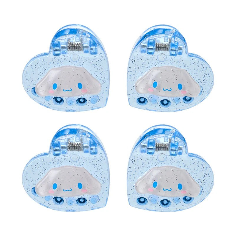 Cinnamoroll 4-pc Mini Glitter Hair Clip Set