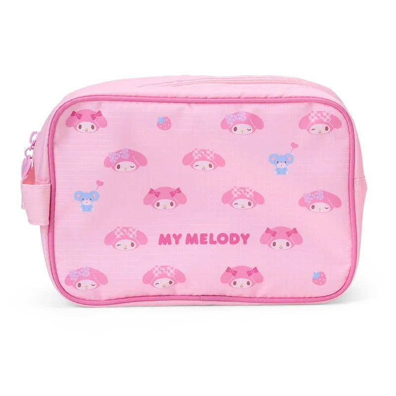 My Melody Two Piece Travel Pouch Set With Handle
